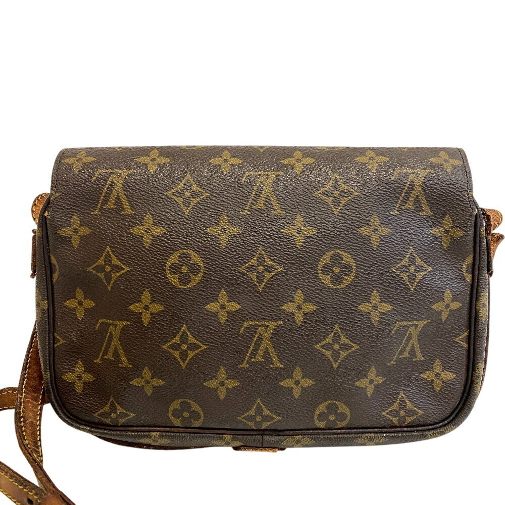 LOUIS VUITTON Saint Germain Monogram Shoulder Bag Handbag Crossbody Brown